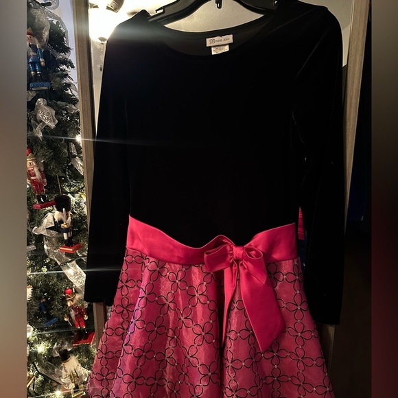 Bobbie Jean A Line‎ Full Skirt Velvet Sequins Size 16. Formal/ Easter/Party - Picture 4 of 11